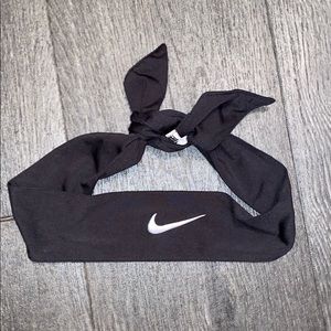 Black Nike Tie Headband. Never worn.